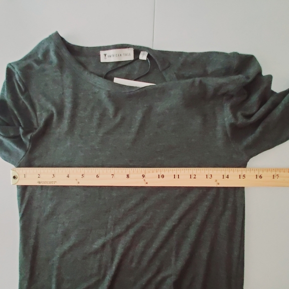 American Tall Viscose Blend Long Sleeve Dress Size Large Tall Charcoal Gray NEW - Picture 7 of 15